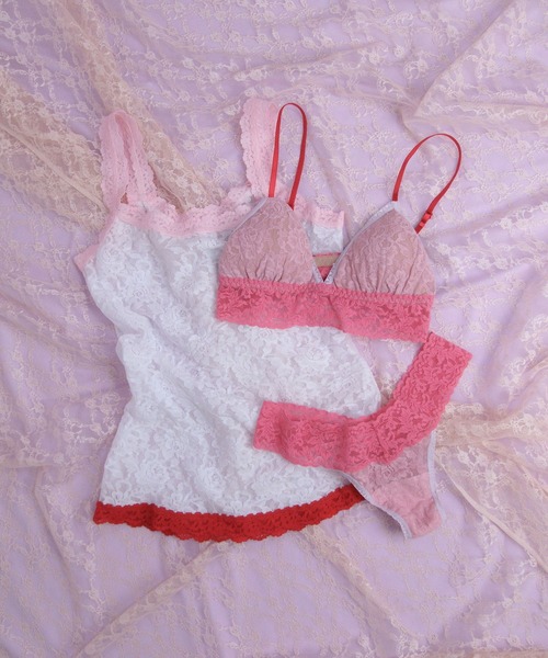 Casselini（キャセリーニ）の「【hanky panky× Casselini】シグネチャーレース クラシックキャミソール（PINK MIX）（キャミソール・レディース・マルチ・X-SMALL/SMALL）」の20枚目の写真