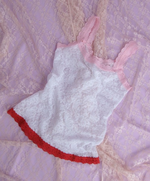 Casselini（キャセリーニ）の「【hanky panky× Casselini】シグネチャーレース クラシックキャミソール（PINK MIX）（キャミソール・レディース・マルチ・X-SMALL/SMALL）」の21枚目の写真