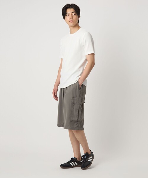 A DAY IN THE LIFE UNITED ARROWS(アデイインザライフユナイテッドアローズ)の「バウンシー ジャガード カットソー<A DAY IN THE LIFE>(Tシャツ/カットソー・メンズ・ホワイト/オリーブ/ブラック・M/S/L)」の5枚目の写真
