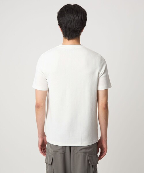 A DAY IN THE LIFE UNITED ARROWS(アデイインザライフユナイテッドアローズ)の「バウンシー ジャガード カットソー<A DAY IN THE LIFE>(Tシャツ/カットソー・メンズ・ホワイト/オリーブ/ブラック・M/S/L)」の9枚目の写真