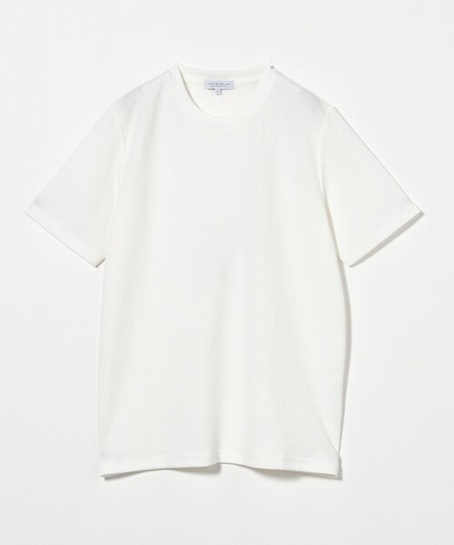 A DAY IN THE LIFE UNITED ARROWS(アデイインザライフユナイテッドアローズ)の「バウンシー ジャガード カットソー<A DAY IN THE LIFE>(Tシャツ/カットソー・メンズ・ホワイト/オリーブ/ブラック・M/S/L)」の18枚目の写真