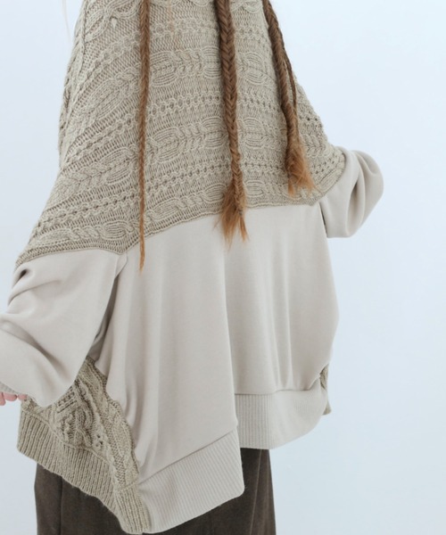 bedsidedrama(ベットサイドドラマ)の「BEDSIDEDRAMA/ベッドサイドドラマ/Knit Throw Coadigan(カーディガン/ボレロ・レディース・ブラック/ベージュ・1)」の17枚目の写真
