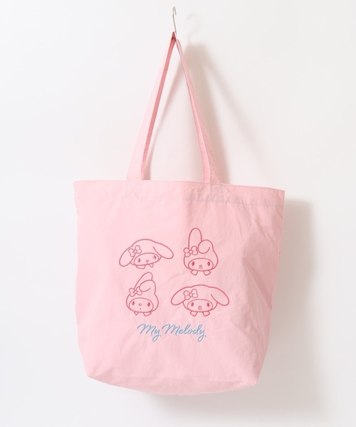 sanrio(サンリオ)の「Sanrio サンリオ トートバッグ フェイス(トートバッグ・レディース・アイボリー/ライトブルー/ピンク/ライトグレー/パープル/イエロー・FREE)」の17枚目の写真