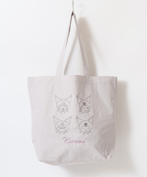 sanrio(サンリオ)の「Sanrio サンリオ トートバッグ フェイス(トートバッグ・レディース・アイボリー/ライトブルー/ピンク/ライトグレー/パープル/イエロー・FREE)」の20枚目の写真