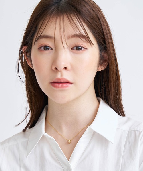 NOELA(ノエラ)の「キルティングモチーフネックレス(ネックレス・レディース・シルバー/ゴールド・フリー)」の3枚目の写真