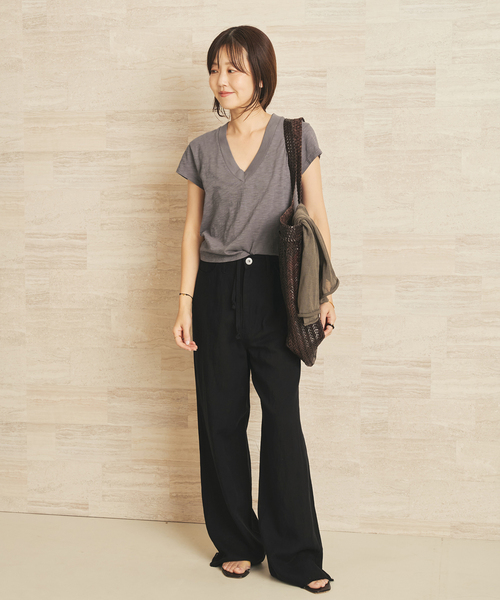 plage(プラージュ)の「GREYCHORD / グレーコード 別注 LNN 5PKT パンツ(その他パンツ・レディース・ベージュ系その他/ブラック・36/38)」の8枚目の写真