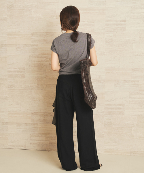 plage(プラージュ)の「GREYCHORD / グレーコード 別注 LNN 5PKT パンツ(その他パンツ・レディース・ベージュ系その他/ブラック・36/38)」の10枚目の写真