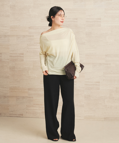 plage(プラージュ)の「GREYCHORD / グレーコード 別注 LNN 5PKT パンツ(その他パンツ・レディース・ベージュ系その他/ブラック・36/38)」の14枚目の写真