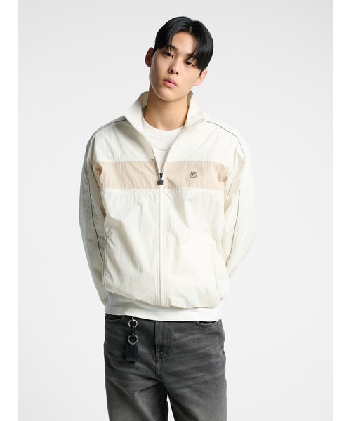 FILA(フィラ)の「Colorblock windbreak(その他アウター・メンズ・アイボリー/ライトブルー/ダークブラウン系・M/L/XS/S)」の10枚目の写真