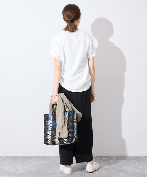 SLOBE IENA(スローブイエナ)の「GULF COAST/ガルフコースト SLOBE別注 グラフィックTEE1(Tシャツ/カットソー・レディース・ホワイト/グリーン/ピンク/ネイビー・FREE)」の8枚目の写真