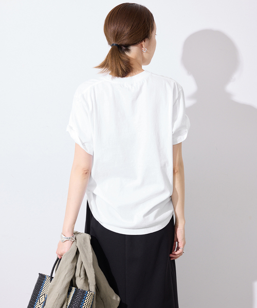 SLOBE IENA(スローブイエナ)の「GULF COAST/ガルフコースト SLOBE別注 グラフィックTEE1(Tシャツ/カットソー・レディース・ホワイト/グリーン/ピンク/ネイビー・FREE)」の11枚目の写真