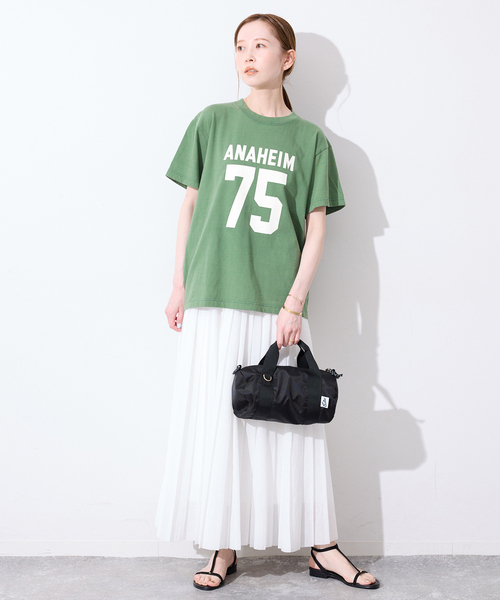 SLOBE IENA(スローブイエナ)の「GULF COAST/ガルフコースト SLOBE別注 グラフィックTEE1(Tシャツ/カットソー・レディース・ホワイト/グリーン/ピンク/ネイビー・FREE)」の15枚目の写真
