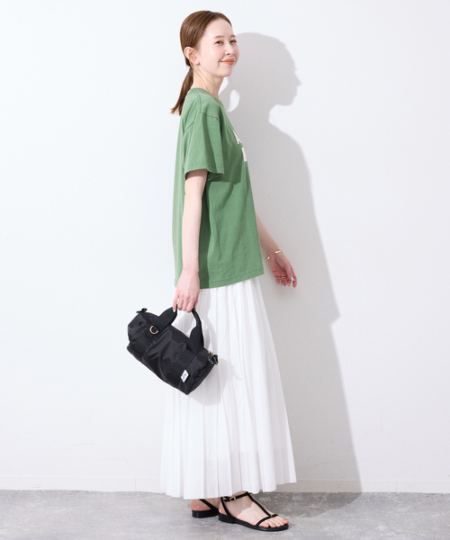 SLOBE IENA(スローブイエナ)の「GULF COAST/ガルフコースト SLOBE別注 グラフィックTEE1(Tシャツ/カットソー・レディース・ホワイト/グリーン/ピンク/ネイビー・FREE)」の16枚目の写真