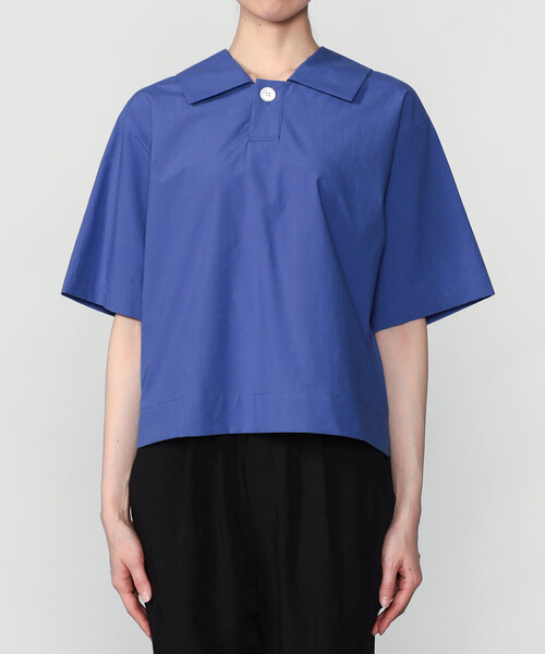 nicholson&nicholson(ニコルソンアンドニコルソン)の「nicholson & nicholson |〈別注〉ショートスリーブ半袖シャツ WOMEN(シャツ/ブラウス・レディース・ネイビー/ホワイト/ブルー・38)」の10枚目の写真