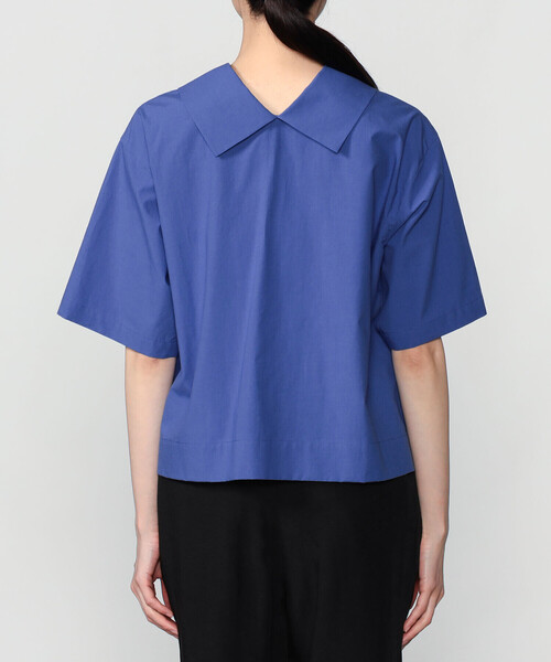 nicholson&nicholson(ニコルソンアンドニコルソン)の「nicholson & nicholson |〈別注〉ショートスリーブ半袖シャツ WOMEN(シャツ/ブラウス・レディース・ネイビー/ホワイト/ブルー・38)」の12枚目の写真