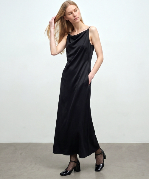 KIMDOH(キムド)の「Maren Boatneck Dress / Black(ワンピース・レディース・ブラック・FREE)」の2枚目の写真