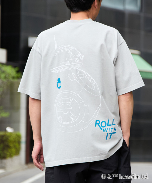 MASTER FRAME(マスターフレーム )の「MASTER FRAME / STARWARS / BB8 Tシャツ(Tシャツ/カットソー・メンズ・ホワイト/グレイッシュベージュ・3/1/4)」の2枚目の写真