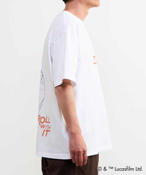 MASTER FRAME(マスターフレーム )の「MASTER FRAME / STARWARS / BB8 Tシャツ(Tシャツ/カットソー・メンズ・ホワイト/グレイッシュベージュ・3/1/4)」の6枚目の写真