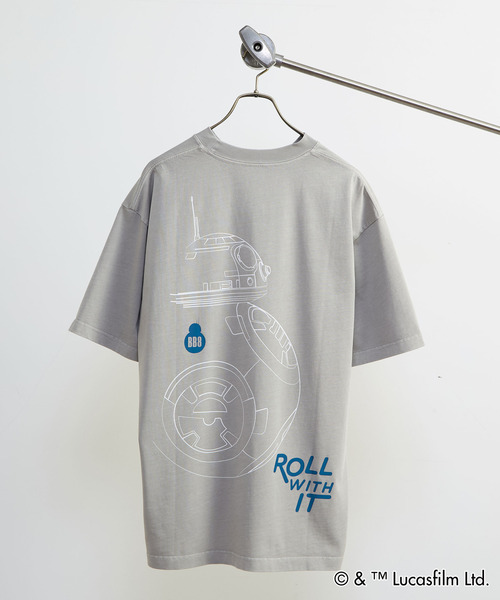MASTER FRAME(マスターフレーム )の「MASTER FRAME / STARWARS / BB8 Tシャツ(Tシャツ/カットソー・メンズ・ホワイト/グレイッシュベージュ・3/1/4)」の10枚目の写真