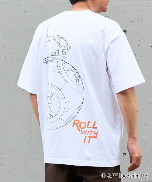 MASTER FRAME(マスターフレーム )の「MASTER FRAME / STARWARS / BB8 Tシャツ(Tシャツ/カットソー・メンズ・ホワイト/グレイッシュベージュ・3/1/4)」の13枚目の写真