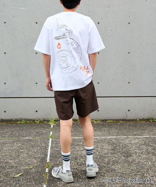MASTER FRAME(マスターフレーム )の「MASTER FRAME / STARWARS / BB8 Tシャツ(Tシャツ/カットソー・メンズ・ホワイト/グレイッシュベージュ・3/1/4)」の16枚目の写真