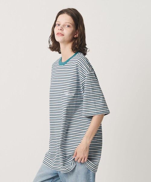 California General Store(California General Store)の「<CGS.>オーガニック コットン ボーダー Tシャツ(Tシャツ/カットソー・メンズ・ネイビー/シャーベット/ターコイズブルー系・S/L/XL/M)」の5枚目の写真