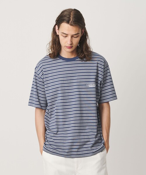 California General Store(California General Store)の「<CGS.>オーガニック コットン ボーダー Tシャツ(Tシャツ/カットソー・メンズ・ネイビー/シャーベット/ターコイズブルー系・S/L/XL/M)」の8枚目の写真