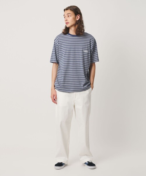 California General Store(California General Store)の「<CGS.>オーガニック コットン ボーダー Tシャツ(Tシャツ/カットソー・メンズ・ネイビー/シャーベット/ターコイズブルー系・S/L/XL/M)」の9枚目の写真