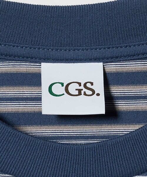 California General Store(California General Store)の「<CGS.>オーガニック コットン ボーダー Tシャツ(Tシャツ/カットソー・メンズ・ネイビー/シャーベット/ターコイズブルー系・S/L/XL/M)」の22枚目の写真