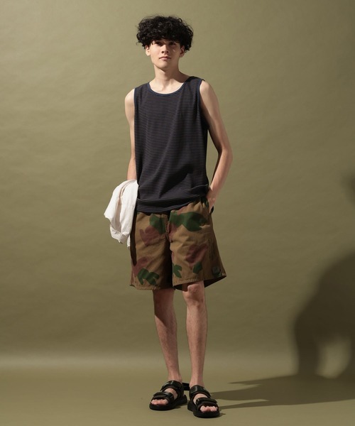 niko and...（ニコアンド）の「【NATOKii(ネイトゥーキー)】リブタンクトップ（タンクトップ・メンズ・ネイビー/ナチュラル・LARGE/MEDIUM）」の18枚目の写真