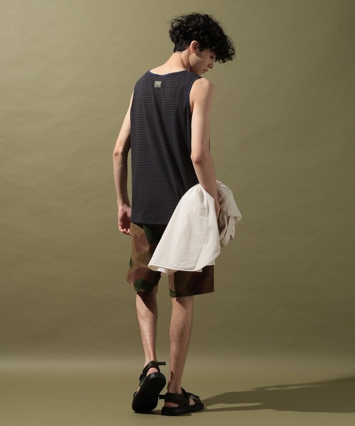 niko and...（ニコアンド）の「【NATOKii(ネイトゥーキー)】リブタンクトップ（タンクトップ・メンズ・ネイビー/ナチュラル・LARGE/MEDIUM）」の19枚目の写真