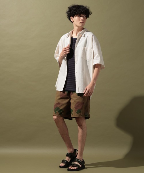 niko and...（ニコアンド）の「【NATOKii(ネイトゥーキー)】リブタンクトップ（タンクトップ・メンズ・ネイビー/ナチュラル・LARGE/MEDIUM）」の3枚目の写真