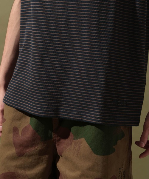 niko and...（ニコアンド）の「【NATOKii(ネイトゥーキー)】リブタンクトップ（タンクトップ・メンズ・ネイビー/ナチュラル・LARGE/MEDIUM）」の10枚目の写真