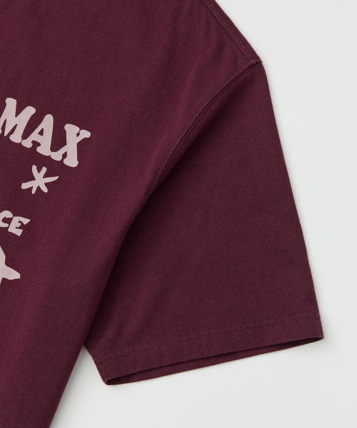 RAIMENT(レイメント)の「ピースピグメントプリント半袖Tシャツ_バーガンディ(Tシャツ/カットソー・メンズ・その他・SMALL/MEDIUM/LARGE)」の7枚目の写真
