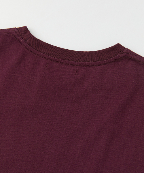 RAIMENT(レイメント)の「ピースピグメントプリント半袖Tシャツ_バーガンディ(Tシャツ/カットソー・メンズ・その他・SMALL/MEDIUM/LARGE)」の9枚目の写真