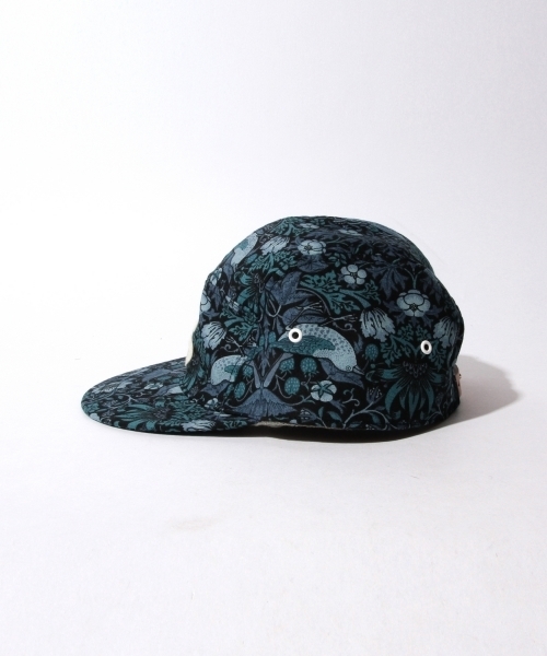 BEAMS BOY（ビームスボーイ）の「decho / Flower Jet Cap（キャップ・レディース・イエロー/ネイビー・ONE SIZE）」の4枚目の写真