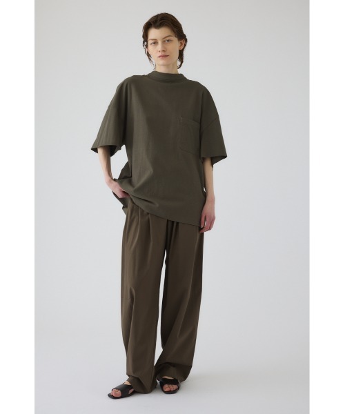 RIM.ARK(リムアーク)の「Back conscious vacation tops バック コンシャス バケーション トップス(Tシャツ/カットソー・レディース・ライトベージュ/カーキ/ブラック・FREE)」の3枚目の写真