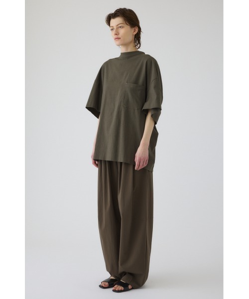 RIM.ARK(リムアーク)の「Back conscious vacation tops バック コンシャス バケーション トップス(Tシャツ/カットソー・レディース・ライトベージュ/カーキ/ブラック・FREE)」の5枚目の写真
