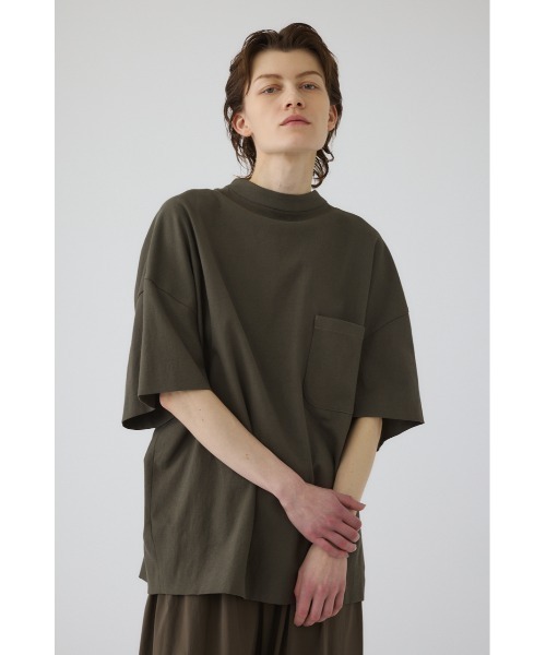 RIM.ARK(リムアーク)の「Back conscious vacation tops バック コンシャス バケーション トップス(Tシャツ/カットソー・レディース・ライトベージュ/カーキ/ブラック・FREE)」の7枚目の写真