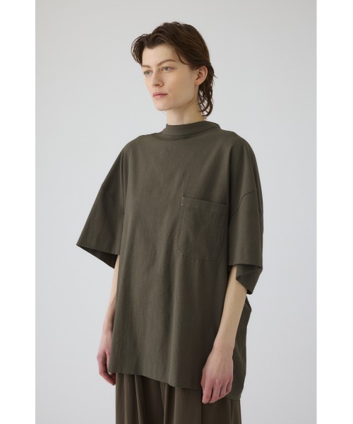 RIM.ARK(リムアーク)の「Back conscious vacation tops バック コンシャス バケーション トップス(Tシャツ/カットソー・レディース・ライトベージュ/カーキ/ブラック・FREE)」の8枚目の写真