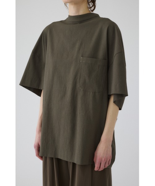 RIM.ARK(リムアーク)の「Back conscious vacation tops バック コンシャス バケーション トップス(Tシャツ/カットソー・レディース・ライトベージュ/カーキ/ブラック・FREE)」の12枚目の写真