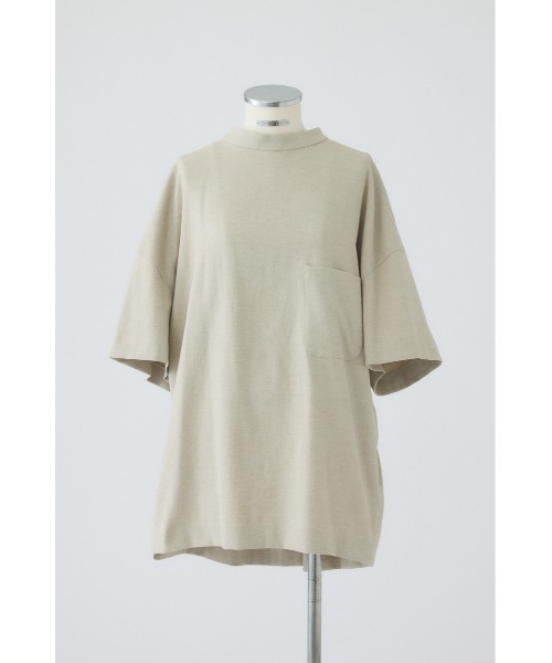RIM.ARK(リムアーク)の「Back conscious vacation tops バック コンシャス バケーション トップス(Tシャツ/カットソー・レディース・ライトベージュ/カーキ/ブラック・FREE)」の13枚目の写真