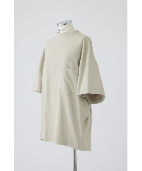 RIM.ARK(リムアーク)の「Back conscious vacation tops バック コンシャス バケーション トップス(Tシャツ/カットソー・レディース・ライトベージュ/カーキ/ブラック・FREE)」の14枚目の写真