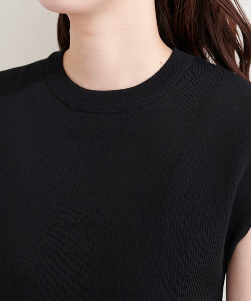 natural couture(ナチュラルクチュール)の「裾レースフレンチスリーブニットプルオーバー(ニット/セーター・レディース・オフホワイト/サックスブルー/ピンク系その他/ブラック/ミント/ブルー系その他・FREE)」の21枚目の写真