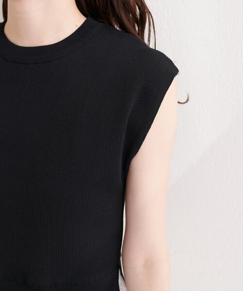 natural couture(ナチュラルクチュール)の「裾レースフレンチスリーブニットプルオーバー(ニット/セーター・レディース・オフホワイト/サックスブルー/ピンク系その他/ブラック/ミント/ブルー系その他・FREE)」の22枚目の写真
