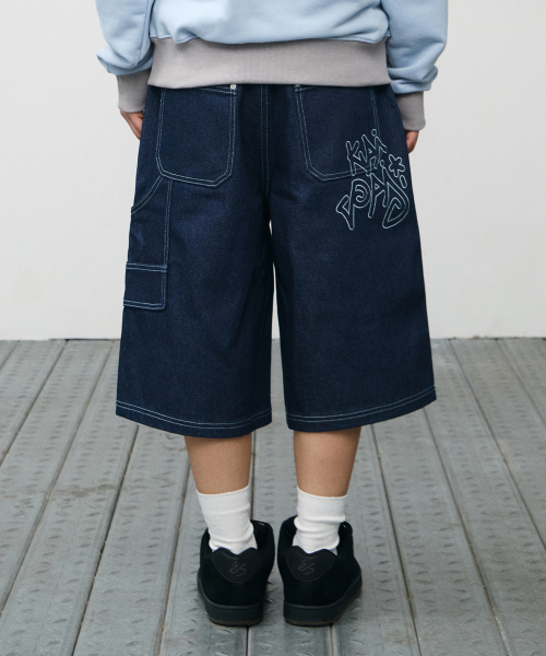 kaifai(カイファイ)の「トレースデニムバミューダパンツ(ブルー)K26QC242(その他パンツ・レディース・その他・MEDIUM/LARGE)」の1枚目の写真