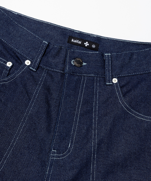 kaifai(カイファイ)の「トレースデニムバミューダパンツ(ブルー)K26QC242(その他パンツ・レディース・その他・MEDIUM/LARGE)」の6枚目の写真