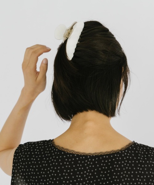duei（デュイ）の「ヘアバンスクリップ（バレッタ/ヘアクリップ・レディース・ネイビー/ホワイト・FREE）」の3枚目の写真