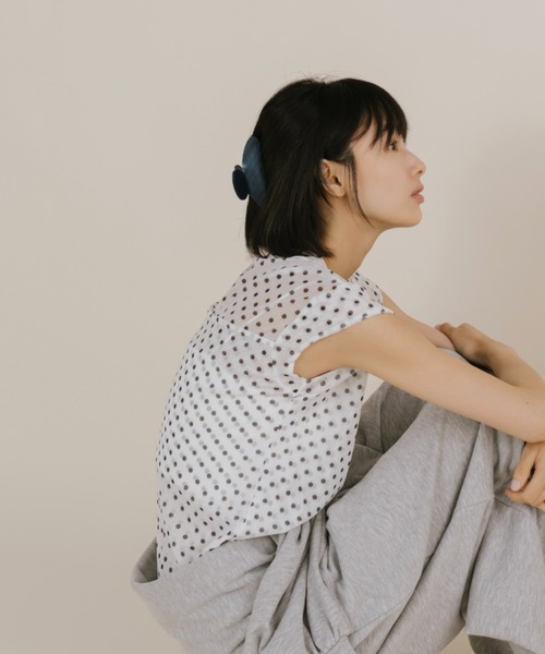 duei(デュイ)の「ヘアバンスクリップ(バレッタ/ヘアクリップ・レディース・ネイビー/ホワイト・FREE)」の10枚目の写真