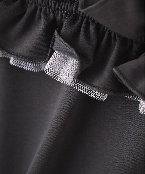 PROPORTION BODY DRESSING(プロポーションボディドレッシング)の「<a>フリルベア付きカットワンピース / 1216249600(ワンピース・レディース・ブラック/イエロー/ダークグレー・MEDIUM/P/S)」の4枚目の写真